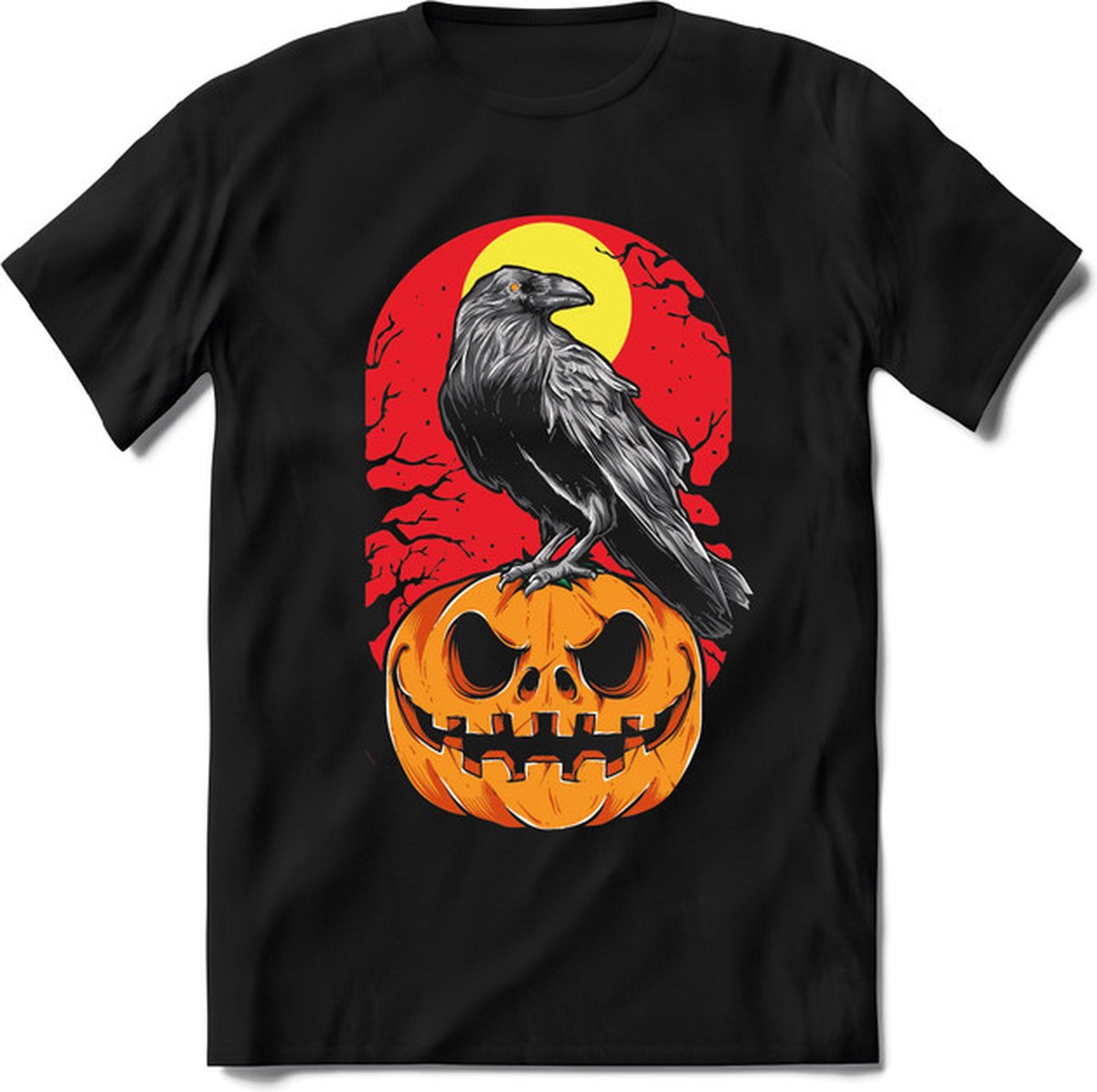 Halloween T-Shirt | Horror  Kleding Heren / Dames | Weerwolf , Monster , Vleermuis en Pompoen  Shirt |